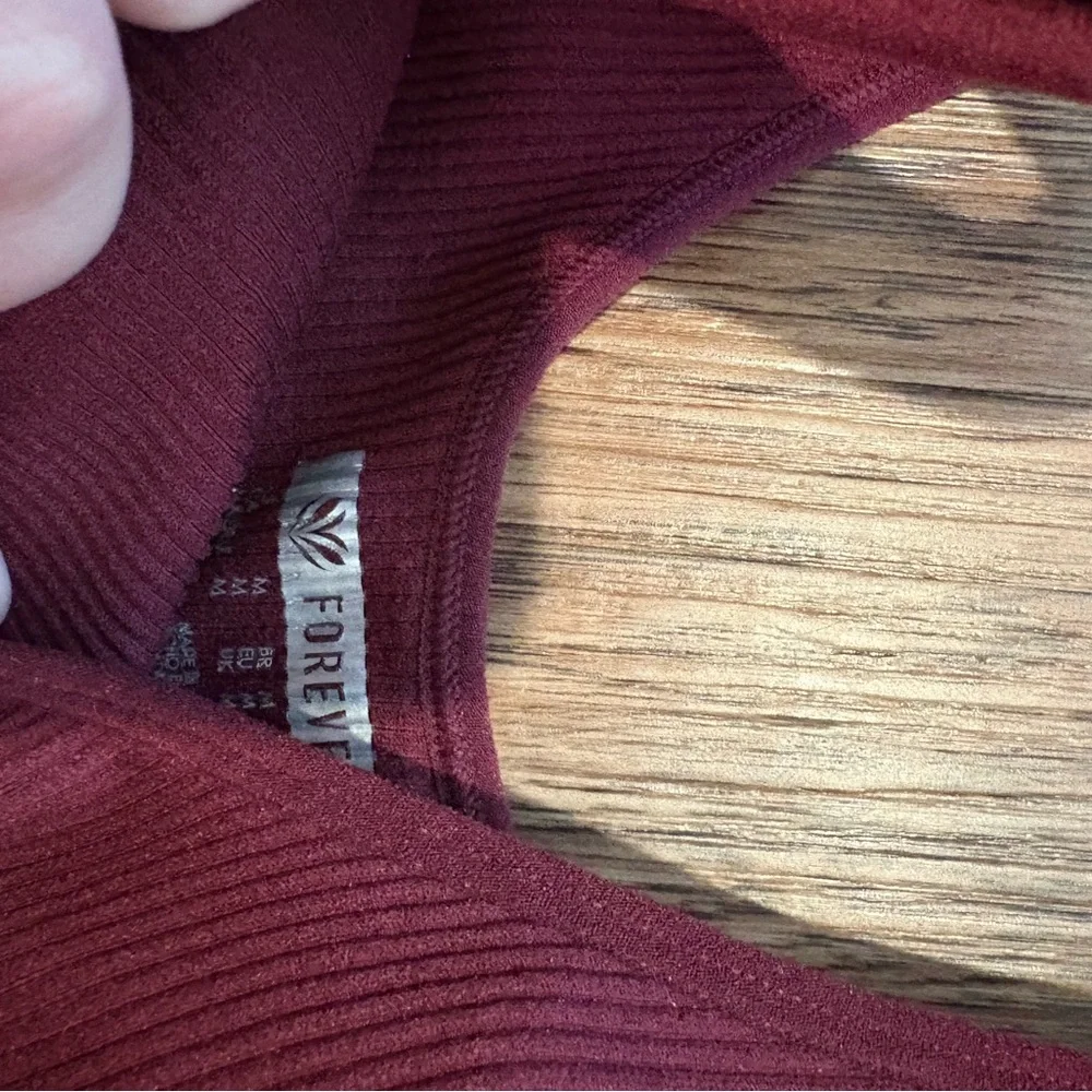 Forever 21 ribbed sports bra